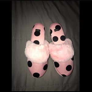 Victoria’s Secret Slippers Polka Dot Womens 7